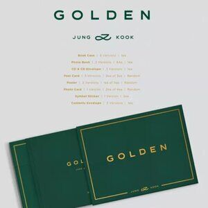 Jungkook GOLDEN Album – SHINE (Green Version | Target Exclusive) | NEW & SEALED